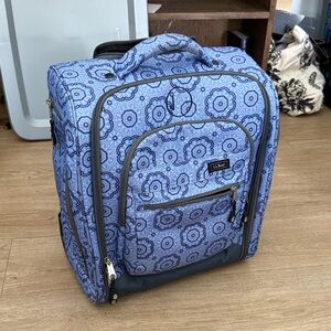 L.L. Bean Blue Floral Travel Bag